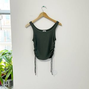 Princess Polly Dark Green Tank Top